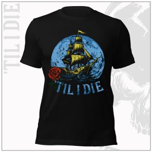 Manchester City Style Unisex Black T-Shirt