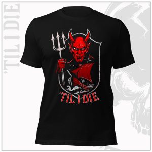 Manchester United Style Unisex Black T-Shirt