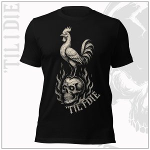 Tottenham Style Unisex Black T-Shirt