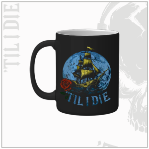 Manchester City Style 10oz Satin Black Coffee Mug