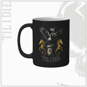 Newcastle Style 10oz Satin Black Coffee Mug