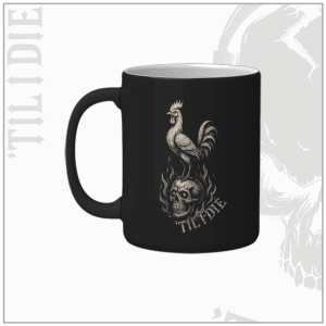 Tottenham Style 10oz Satin Black Coffee Mug
