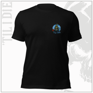 Manchester City Style Kids Black T-Shirt (Pocket Print)