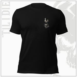 Tottenham Style Kids Black T-Shirt (Pocket Print)