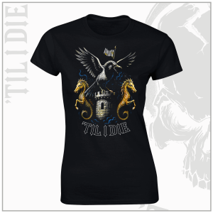 Newcastle Style Ladies Black T-Shirt