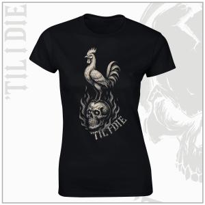 Tottenham Style Ladies Black T-Shirt