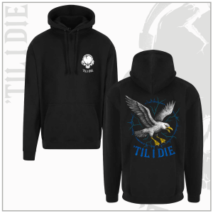 Brighton Style Unisex Black Pullover Hoodie