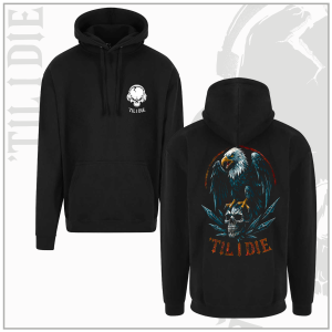 Crystal Palace Style Unisex Black Pullover Hoodie