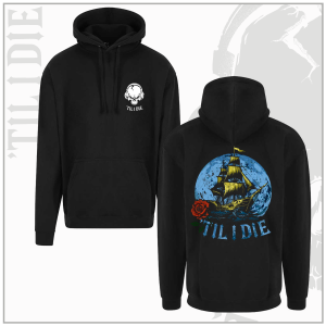 Manchester City Style Unisex Black Pullover Hoodie